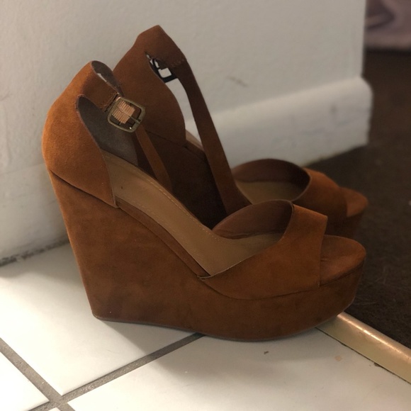 5 inch brown wedges - Picture 1 of 3